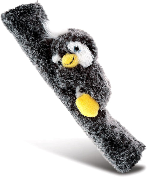 DolliBu Black Penguin Plush Car Seatbelt Cover, Soft Fluffy Cushion Support for Safety Seat Belt Strap