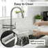 MGY 3Pack 4 Magnetic Baby Bottle Organizer for Refrigerator,Space-Saving Storage for Baby Bottles, Metal Shelf