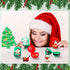 Poen Set 32 Christmas Eggs of Pre Filled Eggs Toddler Stocking Stuffers Stocking Stuffers for Kids Xmas Surprise Toy