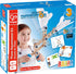 Hape Three Experiment Kit - Junior Inventor Kids Physics Mechanical Crane, Grabber & Climbing Frog Play Set