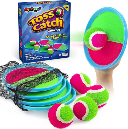 Ayeboovi Toss and Catch Ball Game Outdoor Toys for Kids Yard Games