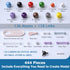 Molecular Model Kit - 444 Pcs Organic Chemistry Set for Lessons, Atom Element Model Building Kit for Students