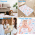 Pack Pack Pack Quilted n Play Sheet Fitted, Breathable Thick Pad for and Play Mattress, and Play Mattress Sheet fits