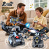 Set- 5 1 Elephant/Bulldozer/Tank/Tracked 12+ HiWEEGO Changeable LED Eyes Robot Building in Remote & App-Controlled