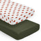 Sweet Jojo Designs 2-Piece Baby Crib Sheets Set (Football Sports) for Boys,