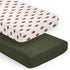 Sweet Jojo Designs 2-Piece Baby Crib Sheets Set (Football Sports) for Boys,