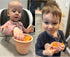 PandaEar 12 Pack Silicone Baby Food Storage Containers, 4 oz Reusable Snack Containers with Airtight Lids, Microwave &