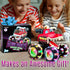 stargo 3-5 4-6 5-7 4-8 - Bull Monster Truck Toy - Light Up Chomping Pull Back Truck - Press and Go Cars for Easter