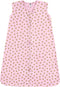 Hudson Baby Unisex Baby Cotton Sleeveless Wearable Sleeping Bag, Sack, Blanket, Gold Hearts, 18-24 Months