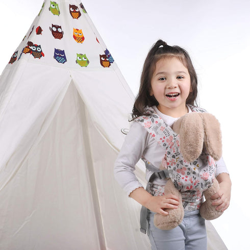 Pink Baby Doll Carrier for Front and Back Carrying
