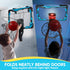 SYNCFUN Mini Basketball Hoop for Kids - Light Up Over The Door Toy with Scoreboard & 4 Balls, Birthday Gift