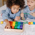 Melissa & Doug Primary Lacing Beads - Educational Toy with 8 Wooden Beads and 2 Laces for Kids