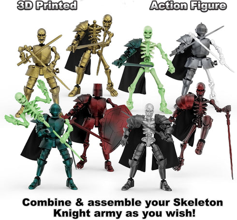 BOZOBO 8pcs 13 13 Set Style3D 13-Action Action Figures Assembly RequiredDIY Multi-Colored Titan Action Figure