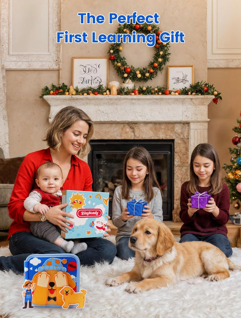1-3, 1+ BizyKoady Toddler Busy Book for Montessori Felt Busy Book, Busy Board for Year Old, Toddler Airplane Travel