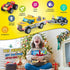 City Race Buggy Transporter Building Set, 324 PCS 3 in 1 City Service Truck Cars Building Blocks Kit
