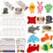 24 Set Welcome Back to School Gifts, Mini Animal Plush Toy for First Day of School, Classroom Goodie Bag Fillers