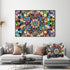 1000 1000 1:1 Impossible Jigsaw Puzzles for Adults Pieces-Stained Glass Puzzles Floral Hard Challenging Puzzles