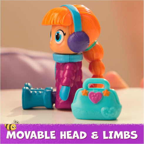 Chilly Check Up Pack with Vida & Popcorn Action Figures, Vet Bag Accessory, Kids Toys Ages 3 and up