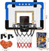 Indoor Mini Basketball Hoop for Kids with Double Electronic Scoreboard LED Light