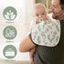CHAKOOS 4 Pack 70% Viscose/30% Burp Cloths for Babies Bamboo Cotton Soft & Super Absorbent Baby Burp Cloths for Newborn