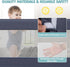 (60-Inch, BABY JOY Bed Rails for Toddlers, Extra Long, Swing Down Safety Bed Guard for Convertible Crib, Folding Baby