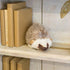 DEMDACO Huddled Small Hedgehog - Wispy Chestnut Children's Plush Stuffed Animal
