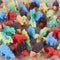 72 Pcs Animal Erasers for Kids, Mini Dinosaur Erasers Puzzle, Classroom Prizes