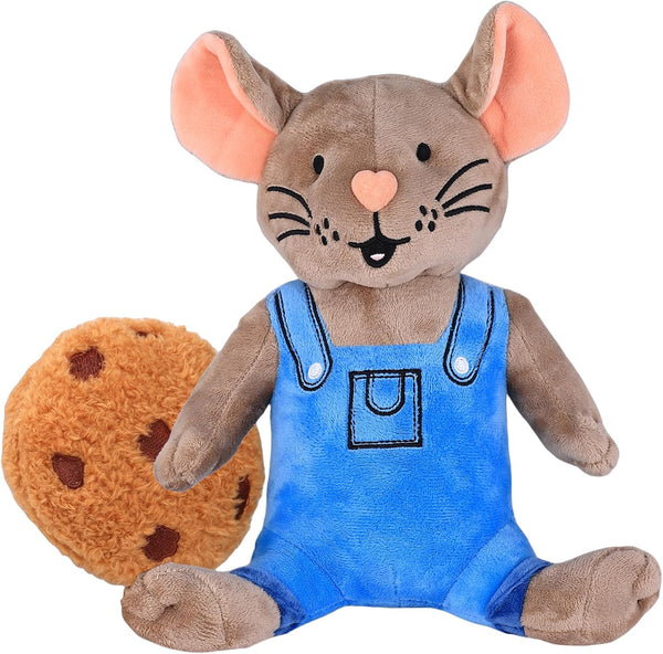 Please Give Mouse a Cookie - 2PCS, 4" Cookie Plush and Cute Mouse Plush for Children who Love Cookies