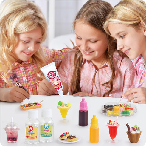 12 Set, Set 8-13, 8 9 10, Making Miniature Food Toys DIY, Resin Play, NOT Edible, Kitchen Mini Pretend Play Food