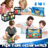 ONIMISC 8 1 Sets 8-12, 640PCS in Aquarium Building with Light, Compatible with Lego Fish Tank Building Kits Including