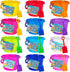 BeneFine 12 Pack 7.48 Inches -12 12 Set Sand Buckets and Shovels for Kids | Beach and Sand Toys at The Beach | Use