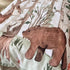 CKOU CCOO 4 Set, Set Set Pieces Woodland Animal Toddler Bedding Forest Deer Bear Fox Bed Comforter for Boys Girls, Cute