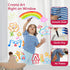 24 3+ SYNCFUN Pcs Twistable Silky Window Crayons, Washable Crayons, Glass and Paper, Easy to Hold & Quick-Drying Art
