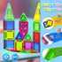 Magnetopia 40 Set 3+, Mini Magnetic Tiles with Iron Box, PCS Travel Magnetic Tiles, STEM Educational Building