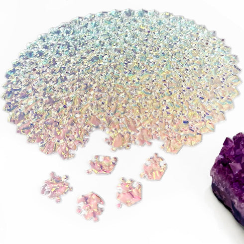 The Clearly Impossible Puzzle, 100-1000 Pieces Hard Puzzle for Adults, Crystal Edition Difficult Funny Puzzle