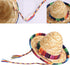 BTYMS 8 Pieces Mini Sombrero Party Hats - Fiesta Party Decorations for Table, Dolls, Dogs, 5.9 Inch