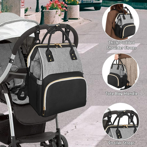 Backpack Femuar Diaper Bag Multifunction Maternity Nappy Baby Bag for Girls & Boys Large Capacity Travel Diaper Bags