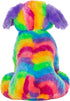 Rainbow Puppy Stuffed Animal Dog Toy, Cute Colorful Plush Toy for Kids, Stuffed Animal for Boys and Girls