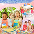24 Packs Set 4 4 Inch Teling Mini Canvas with Easel Paint Kids Painting Kit with Mini x Canvas Wooden Easel Watercolors