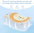 WDdZzyy 28" 52" Funny Lion Silver Cooling Baby Toddler Mattress x Breathable Crib Bumper Pads for Baby&Toddler
