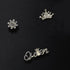 Rhinestone Bling Decoration Charms, Luxury Cute Jewelry Shoe Accessories for Women and Girls (Gold)