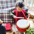 DSQSTMR Set Drums Percussion Chinese Drum Hand Tambourine Taiko Bongos Musical Gifts Instruments for Kids Sensory