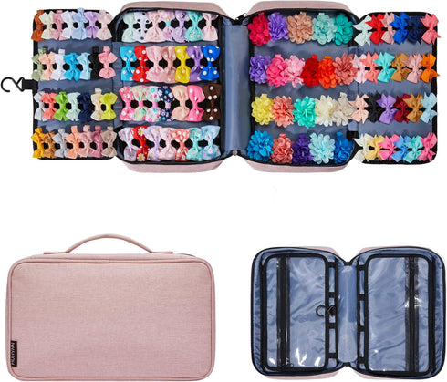 Hair Accessories Organizer for Girls, Hair Accessories Storage Bag, Hair Bow Storage