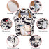 MCWTH Backpack Set Cow Print Diaper Bag for Baby Girls Mom, Large Capacity Multi-Function Nappy Bags Organizer