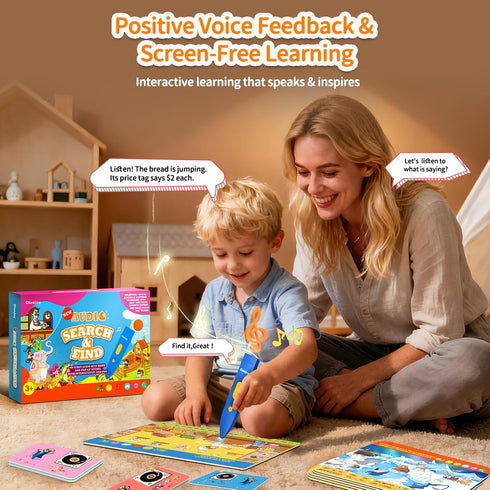 3-5, 4-8, Interactive Search and Find Activity Books for Kids Ages Toddler Travel Games Toys for Car Airplane, Road