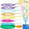 JOYIN Big Bubble Wands Set, 18 Pcs Giant Bubble Maker with Tray, 12" Large, Summer Outdoor Activity Party Favors