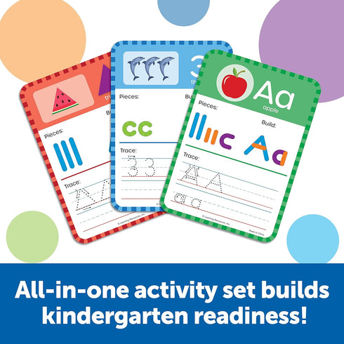 Learning Resources Skill Builders! Kindergarten Letter & Number Maker - Educational Indoor Games for Preschool