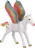 MOJO Pegasus Baby Rainbow Realistic Fantasy Toy Replica, Hand Painted Figurine