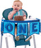 Deluxe Blue High Chair Decoration for Boys - 7" x 39" (1 Pc) - One-of-a-Kind Celebration Accessory - Perfect Addition for 1st Birthdays & Special Occasions by Amscan