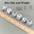Gejoy 18 Pieces Teaching Dice Set for Math Operation, Number and Dot Dice - Classroom Supplies